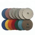 7pcs 6 Inch Set Wet Dry Diamond Polishing Pads For Granite Concrete Marble Stone