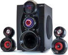 Sound 5 1 Channel Bluetooth Surround Sound Speaker System Red Free Shipping