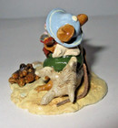 Wee Forest Folk Figurine Mouse Mice Folk Song Music Campfire M-297 Mint   Box 
