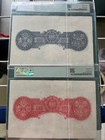 1942 Malaya Kgvi  50 And  100 Banknotes Pmg 35 Choice Vf