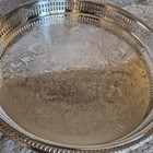 Vintage Newport Silverplate Yb166 Gallery Serving Platter Tray 12 5