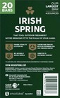 Irish Spring Original Clean Bar Soap 20 Bars 4 Oz Each