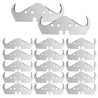 100-pack Heavy-duty Hook Trimming Blades For Roofing  Flooring   Diy Projects