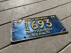 1974  Michigan  License Plate      In Transit Repair   