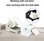 Dual Use Thermal Label Holder For Rolls   Fanfold Labels Wide Compatible