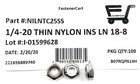  100  1 4-20 Stainless Steel Nylon Insert Jam Thin Nuts 1 4 Nte Locking Nuts