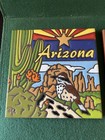 2 Lot Earthtones Betty Tile Art Trivets Arizona Southwestern Clay Glaze 6  X 6 