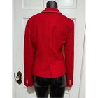 Womens Victoria s Secret Red Pink Blazer Jacket Buttoned Size 6