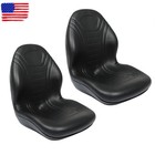2 Pcs  Universal Replacement High Back Tractor   Forklift   Mower Seat
