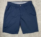 Under Armour Match Play Vented Golf Shorts Men   s 32 Blue Anti-slip 1272358