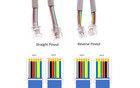 Reverse 6-pin Cable Remote Wire Control Cord For Craftmatic Adjustable Bed 