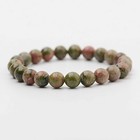 6mm 8mm 10mm Natural Gemstone Granite Round Beads Stretch Handmade Bracelets