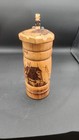 Wooden Stein Pyrography Possibly Scandinavian-10 5 In Tall