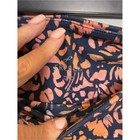 Freely Womens High-waist Floral Print Leggings Navy Pink Size Xl
