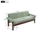 Modern Loveseat Sofa 2 Seater Couch 72 8  Loveseat Couch With Armrest Pillows Fo