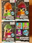 Schylling Needoh Polar Glow Penguin Glow-in-the-dark Squeeze Toy  lot 4 26053nab