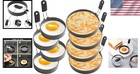 Egg Rings Stainless Steel 4 Large 6 Inch 4 Small 3 5 Inch Nonstick Cookware