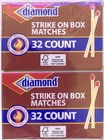 Greenlight Diamond Strike On Box Matches  32 Count  pack Of 10 