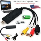Usb2 0 Vhs To Dvd Converter Audio Video Capture Kit Scart Rca Cable For Win10