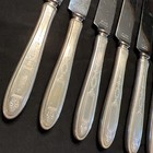 6 Oneida Community Grosvenor Silverplate Hollow Dinner Knives 9 3 4  No Monogram