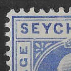 Seychelles 1903 Edvii 3c On 15c  dented Frame  Variety Sg57a Lhm Cat  275