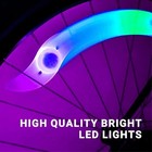 Led Bike Wheel Spoke Lights 3 Modes Waterproof Bicycle Safety Light