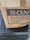 Sony Ssm930 9  Black And White Video Monitor Display 