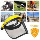 Farm Garden Mowing Protection Mesh Face Shield Protective Mask Safety Helmet Usa
