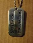 Mip- Wolverine logan 2-sided Silvertone Dog Tag On 20 Inch Chain