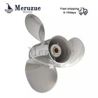 9 25x9 Stainless Steel Boat Propeller For Yamaha Engine 9 9-20hp 8 Spline rh
