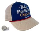 New Pabst Blue Ribbon Beer Pbr Vintage Rsq  Foam Men s Trucker Snapback Cap Hat