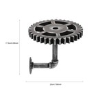 Retro Wall Shelves Industrial Shelving Mounted Gears Steampunk Decor