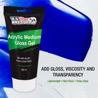 U s  Art Supply Gel Medium Gloss Acrylic Medium  200ml Tube