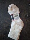 New Dunlop All Sport White Crew Socks Made In Usa Free Ship 