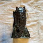 Antique Owl J E Stevens 1880 Mechanical Bank Owl Turns Head