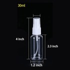 Spray Bottles  30 Pack 30ml 1oz Clear Empty Fine Mist Plastic Mini Travel Bottle