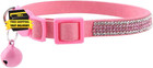 Adjustable Cat Collars Colorful Bling Diamante Pu Leather Pet Puppy Dog Cat Refl