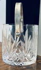 Vtg Hand Cut   Blown 24  Lead Crystal Ice Bucket By Samobor 5 1 4 X 5   