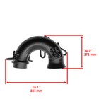 Caltric Exhaust Elbow Pipe For Polaris Manifold Joint Ranger Crew 800 2010-2014