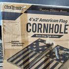 Gosports 4 x2  American Flag Cornhole Lawn Game Set New In Box