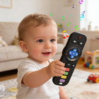 Silicone Baby Teether Toys For 0-12 Momths Remote Control Rattle   Tv Remote Con