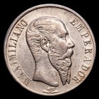 M  xico - Maximian I 1 Peso  26 57 Gramosg  1867 Mexico Km-388 1 Ebc-