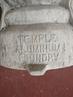 Vintage Used Temple Aluminum Concrete Stand Mold For Concrete Yard Decor