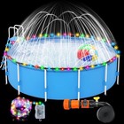 Pool Lights With Sprinkler For Above Ground Swimming Pool  59ft Led Strip Lig   