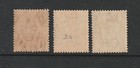 Malaya Trengganu 1917 8 Red Cross Opts   3c  4c   8c Mm Sg 19 20   22