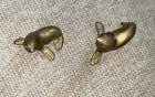 Brass Seal Lot Of 2 Sea Lion Figurine Beach Decor Patina Vintage See Pics 1 75   
