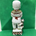 Vintage Chinese Porcelain Ho Ho Boy Figurine Famille Verte Wucai 12 5    Signed