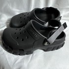 Crocs Unisex Offroad Sport Clog Black Graphite Size Men   s 4 women   s 6 Nib Nwot