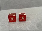 Vintage 60s 70s Pair Of Dice From Dunes Casino Las Vegas Solid Pattern Matched  
