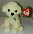 Ty Beanie Baby - Bounds The Golden Retriever Puppy Dog 6  New Mwmts Plush Toy